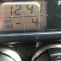 配達中の車内で見た温度計はﾏｲﾅｽ４℃