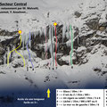 Topo Pierre Bec - Cascade de glace - Bessans