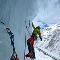 "Lâche", bien raide! - Cascade de glace - Bessans