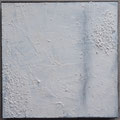 Weißer Rausch 8, 30x30, Mischtechnik auf Holzkörper, 2019