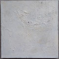 Weißer Rausch 4, 30x30, Mischtechnik auf Holzkörper, 2019