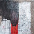 o.T., 80x80, Mischtechnik auf Leinwand, 2020