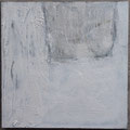 Weißer Rausch 7, 30x30, Mischtechnik auf Holzkörper, 2019