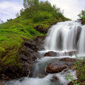 Wasserfall auf dem Vikafjell