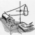 Dibujo de uno de los primeros tubos de rayos x