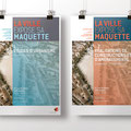 Ville de Genève | La Ville expose sa Maquette | affiches des trois expositions | phase 1 et 2.