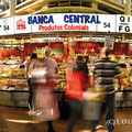 Traditional buchter´s and colonial products of Banca Central 54 in the Public Market Hall "Mercado Público in Porto Alegre