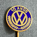 VW Anstecknadel Jubiläum Brasilien 10 Anos