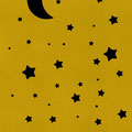  Moon Stars Vinyl Wall Art Decal Sticker 