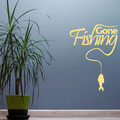 Gone Fishing, Vinyl, Sticker, Decal