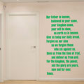 Decal of God & Religious Modern Lord's Prayer quote from the Bible home decorating wall art sticker