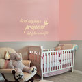 It's not easy being a princess, but if the crown fits vinyl wall art sticker from www.wallartcompany.co.uk