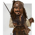 Capitan Jack Sparrow. Uno dei personaggi più mitici del cinema di tutti i tempi! 