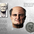 Ricostruzione fisiognomica del volto dell'imperatore Vespasiano.