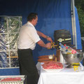 Rustikales BBQ im Hochseilgarten Düsseldorf