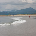 On Harlech beach