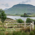 End of walk through the hills at Cregennan Lakes