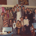 All the wedding guests at the Reception