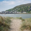 Barmouth across Mawddach river from Fairbourne Point