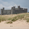On Harlech beach (sand castle?)