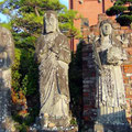 Statues rescapées de la cathédrale d'Urakami