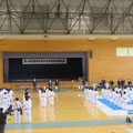 第28回茨城県糸東会空手道聖奈主権大会小学生の部開式　　　　　　　　　令和3年5.30