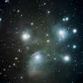 Der offene Sternhaufen M45 "Plejaden" am 1. Dezember 2015