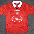 Trikot, Heimtrikot, Saison 1999/2000, Fortuna Düsseldorf, Jugend, matchworn, Nr. 16, Umbro, Henkel