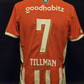 2024-2025 TOTO KNVB beker, 14-1-2025 PSV  - Excelsior 5-4, matchworn Malik Tillman