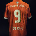 PSV shirt van de wedstrijd op 27-1-2024,  PSV  - Almere City 2-0, 2x Luuk de Jong , deze wedstrijd stond in het teken van Make a Wish, heel erg blij dat ik dit bijzondere shirt aan mijn verzameling heb toe kunnen voegen, John Hölzken  super bedankt! ❤️🤍