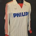 1982-1983 Eredivisie, 21-8-1982 PSV - Willem II 1e shirt met Philips op de borst