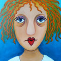 Alte Schachtel : Else  _  (Acryl auf Leinwand, 24 x 30 cm)