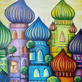 Zwiebeltürme _ (Acryl auf Leinwand, 60 x 80 cm) 