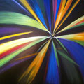 Geburt des Lichts  _   (Acryl auf Leinwand, 100 x 70 cm)
