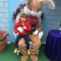 Meeting the easter bunny!!!