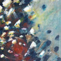 Comment naissent les tempêtes 2 ( acrylique 30X80 cm)
