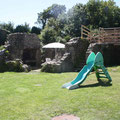 ruines et terrasse