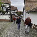 Auf dem Weg zum Mittagessen im Gasthof "zum Lam"