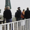 Aussichtsterrasse ohne "Aussicht" wegen diesigem Wetter.
