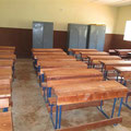 Salle de classe. Ecole de Bandjugoubougou.