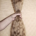 ШИНЬОНЫ-ленты, светло-русые, волнистые (натуральные славянские волосы)
