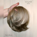 Объёмная РЕЗИНКА из Волос, шиньон-резинка, с эффектом мелирования волос