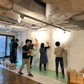 そのあとは下地用のパテでつなぎ目を均一にしていきます。