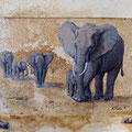 290. Elefanten 50x37 cm