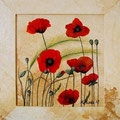 *126. Mohn mit Ähren 36x37 cm