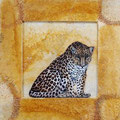 * 182. Leopard 37x37 cm