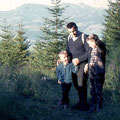 Arndt Spieth 1968 mit dem Vater und älteren Bruder auf dem Allgäuer Königsweg