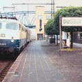 110 414-0 am Personenbahnhof Duisburg Wedau.