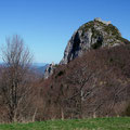 Le château cathare de Montségur construit en 1206