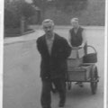 Emil und Schwester Marie, 1950